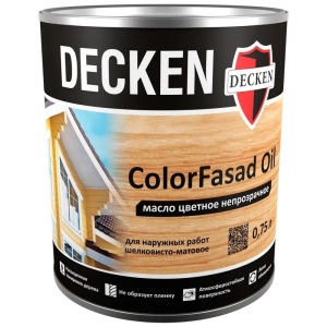 Масло Decken ColorFasad Oil для наружных работ
