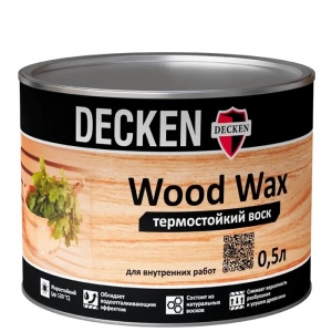 Термостойкий воск Decken для натирки Wood Wax
